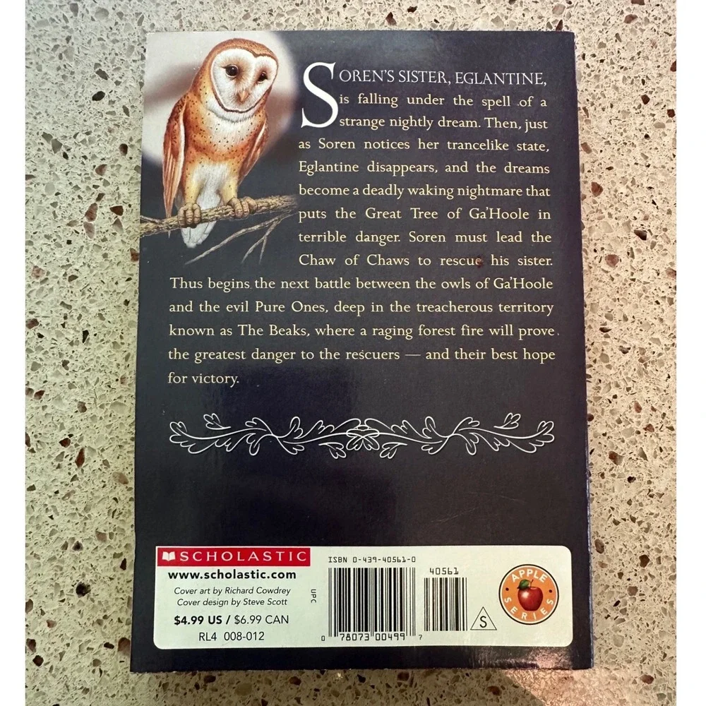 Guardians of Ga'Hoole Book 5 The Shattering Kathryn Lasky Scholastic Paperback